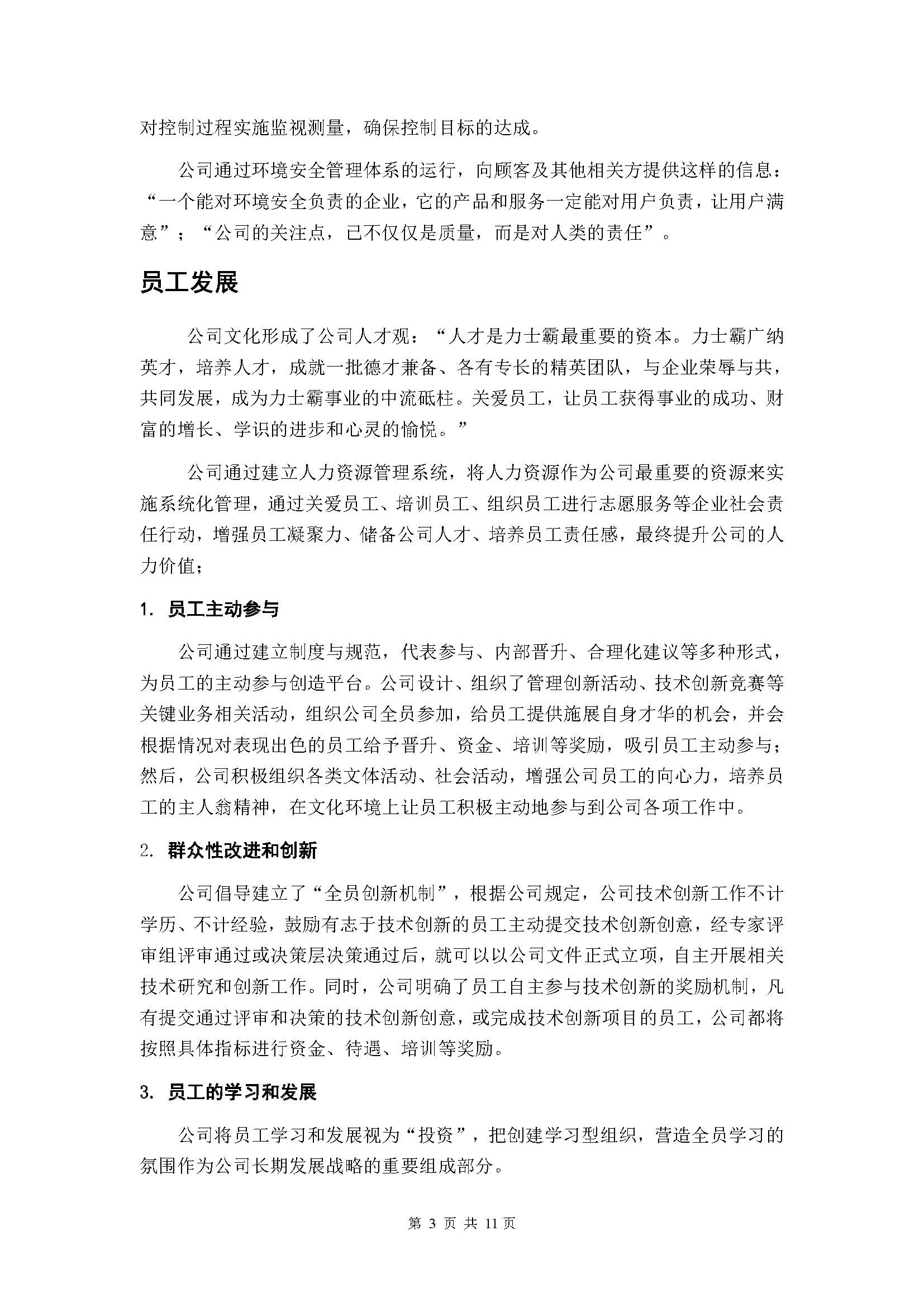 社會責(zé)任報(bào)告-浙江力士霸泵業(yè)有限公司2024年“浙江制造”認(rèn)證(圖9)
